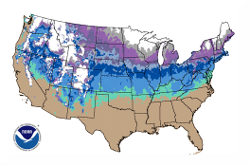 Probability of a white Christmas