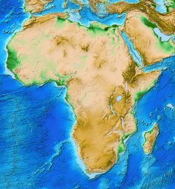 Africa with ETOPO1